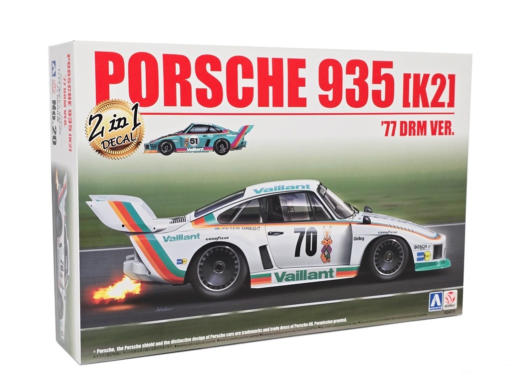 1:24 Сборная модель Porsche 935K2 DRM 2-n-1 #20 (1977) - bmx24015
