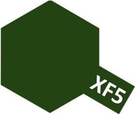 XF-5 Flat Green (краска акриловая, зеленый матовый), 10мл. - 81705