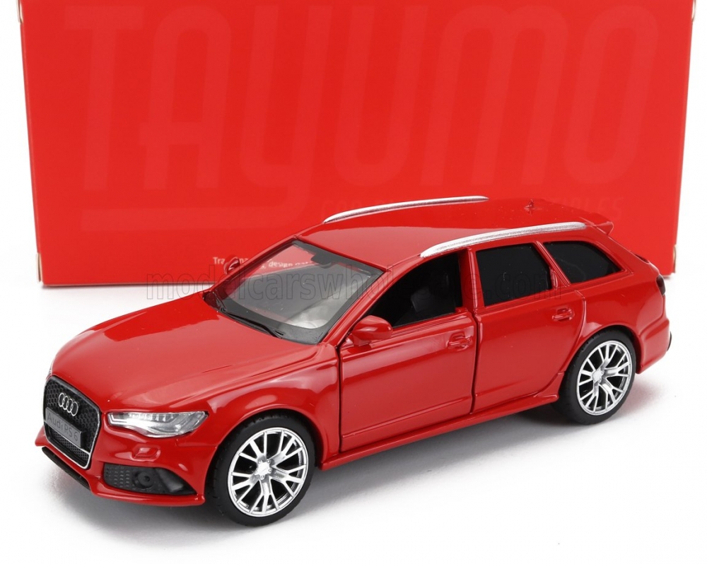 1:36 AUDI A6 Rs6 Avant Sw Station Wagon (2017), Red - 36140217