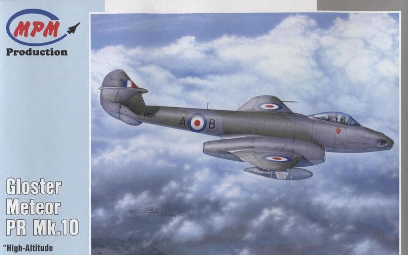1:72 Сборная модель Gloster Meteor PR Mk.10 'High-Altitude Photo-Recce Version' - 72560