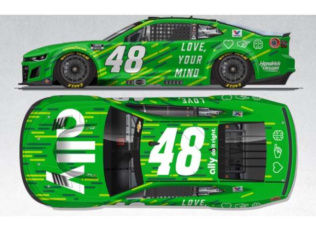 1:64 Chevrolet #48 Alex Bowman *Ally/AD Council*, green/white 2025 - C482561AFCAL