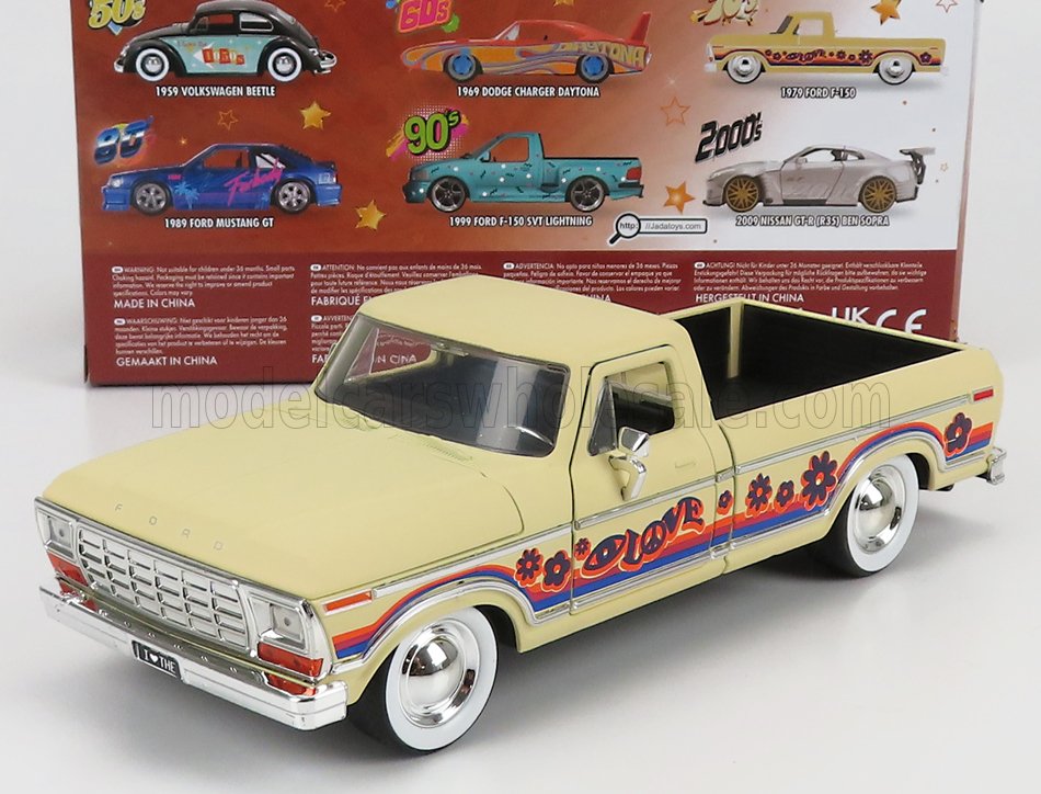 1:24 FORD F-150 Pick-up 1979 - I Love The 70's, Cream - 31609