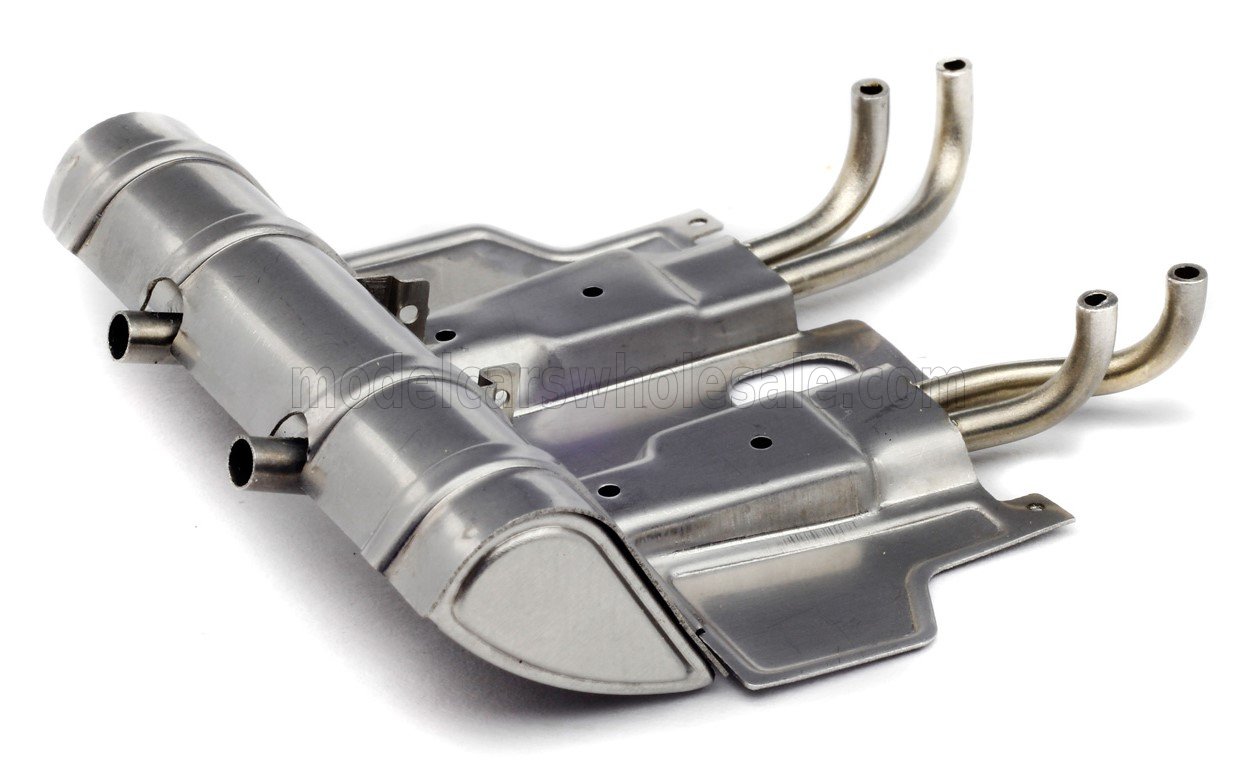 1:18 PORSCHE Street Exhaust System (interchangeable) 904 Carrera Gts, Silver - A-031
