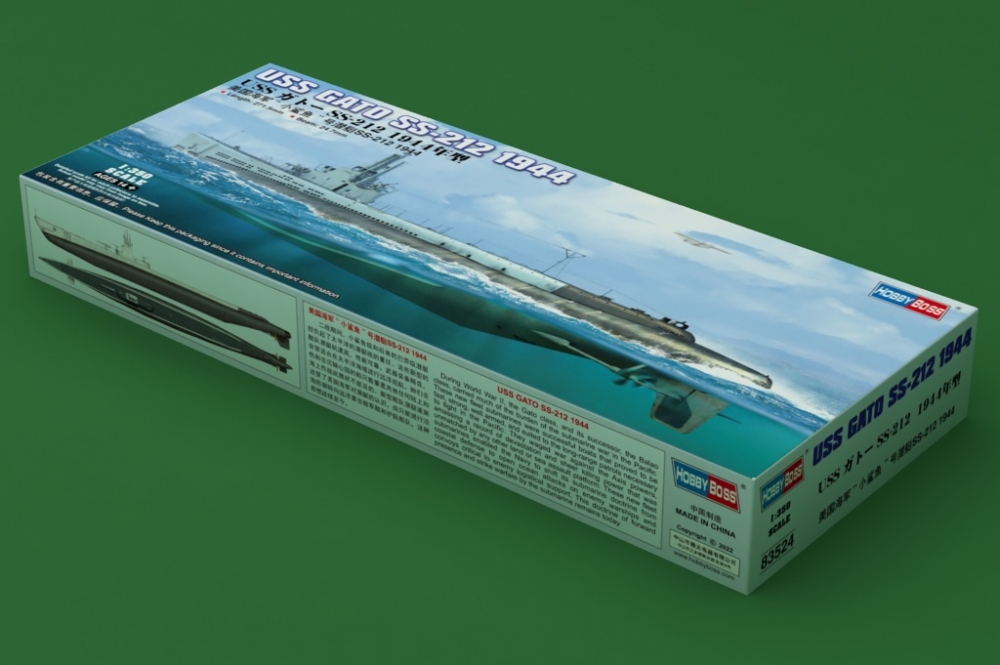 1:350 Сборная модель подводная лодка USS Gato, 1944 - 83524
