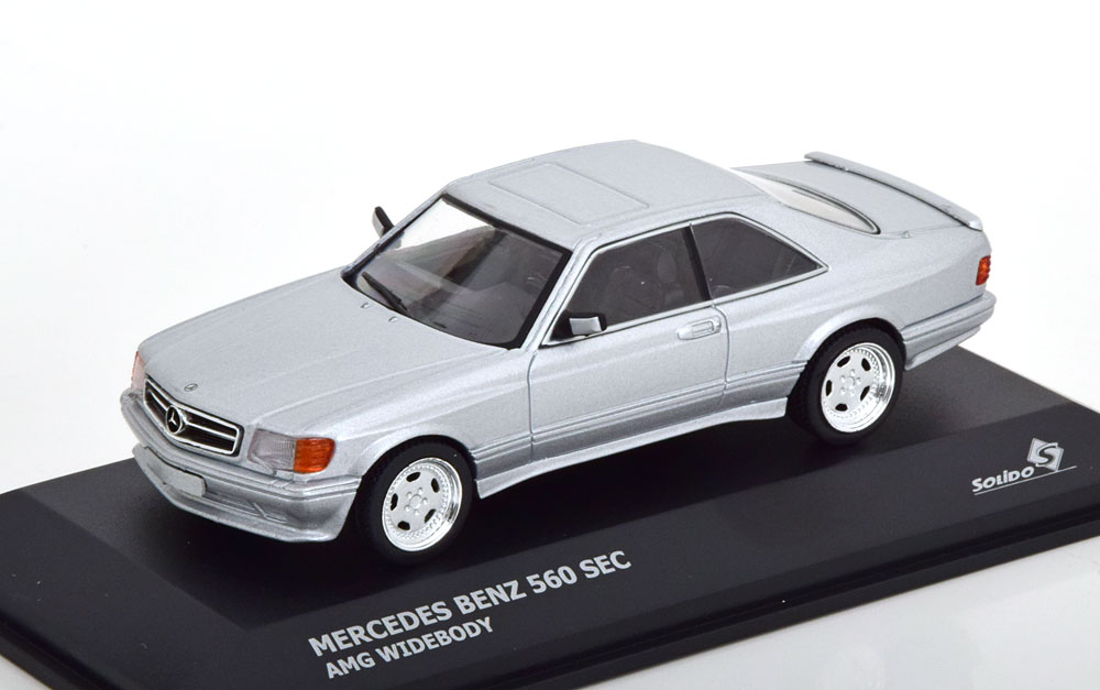 1:43 MERCEDES-BENZ 560 SEC AMG Widebody (2008), silver - S4310903