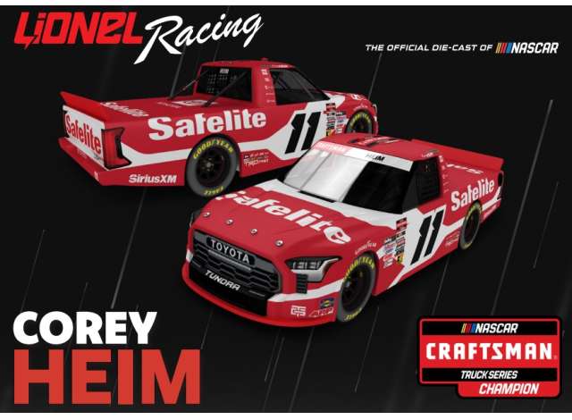 1:24 TOYOTA Tundra #11 Corey Heim *Safelite*, white/red 2025 - T112524SFLCICHA