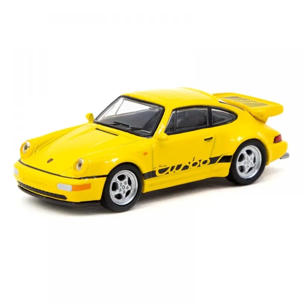 1:64 PORSCHE 911 Turbo, yellow - T64S-009-YL