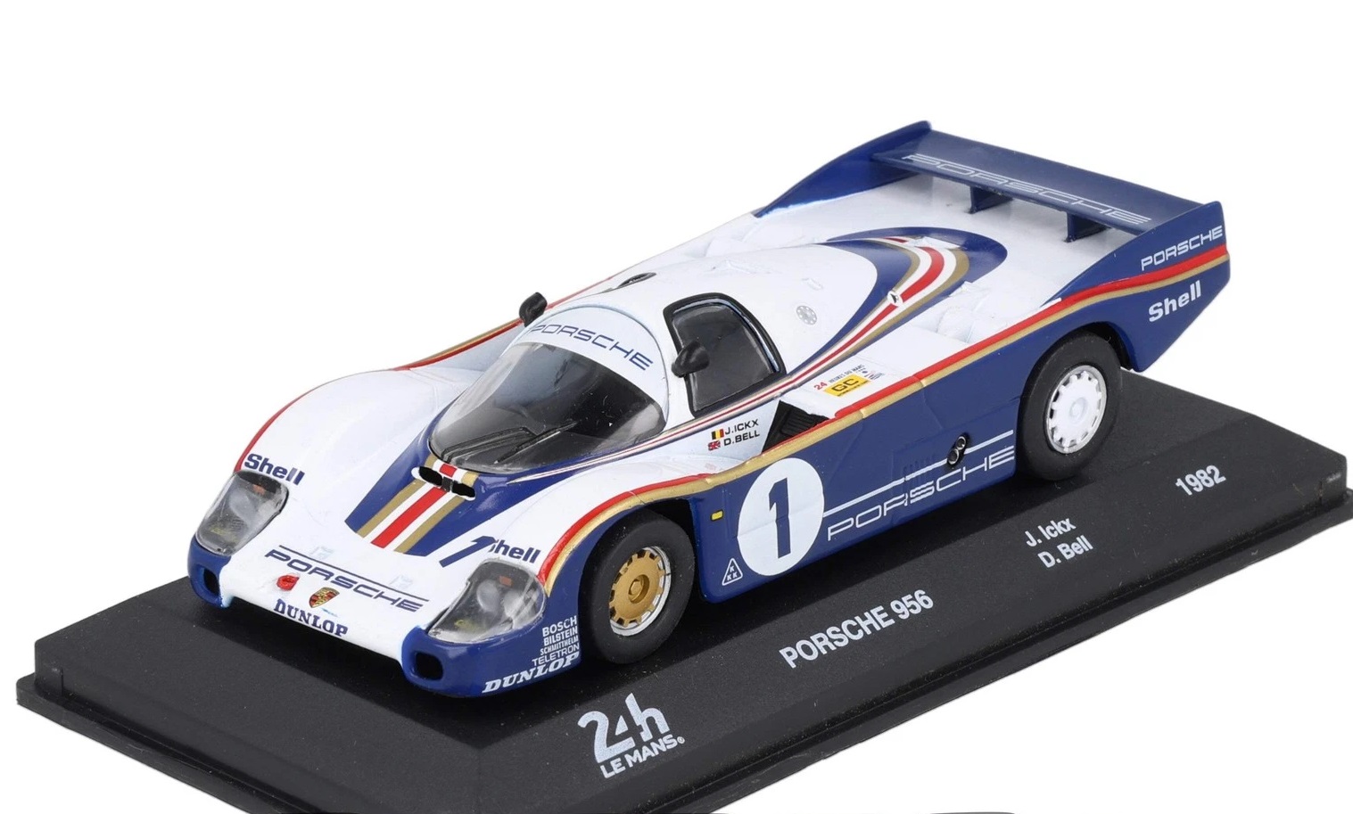 1:43 PORSCHE 956lh 2.6l F6 Twin Turbo Team Rothmans Porsche System №1 Winner 24h Le Mans (1982) Jacky Ickx - Derek Bell, White Blue - MW1ALA0069
