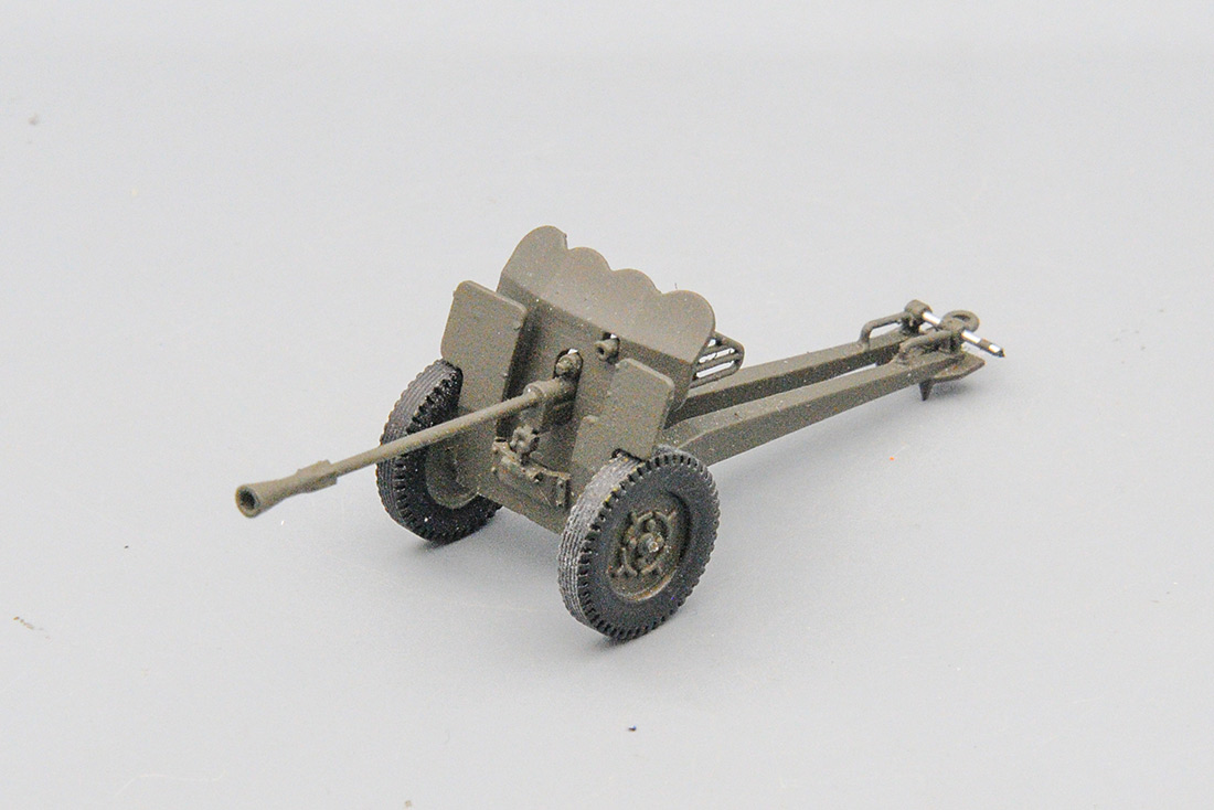 1:43 Пушка Hotchkiss 25 мм, Франция, хаки ( в походном положении) - ds121-2