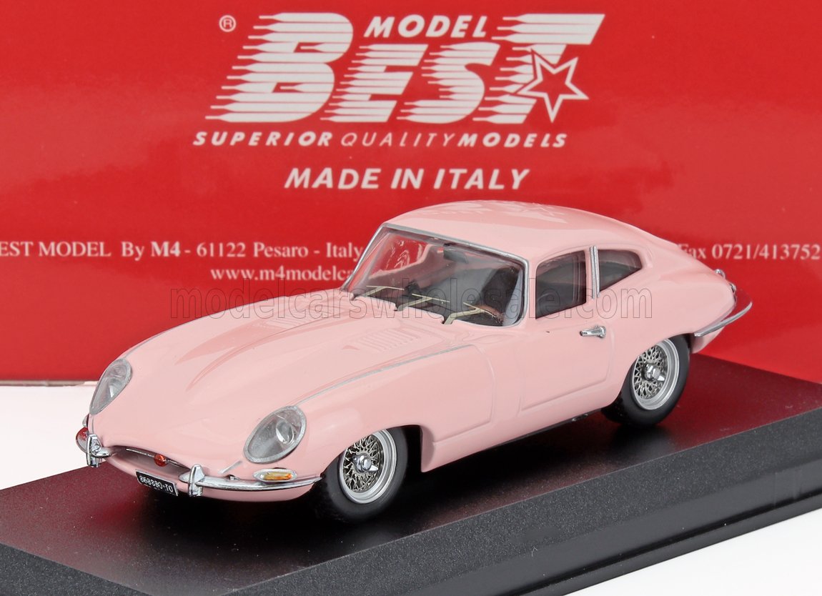1:43 JAGUAR E-type Coupe (1961) - Personal Car Rita Pavone, Pink - 9624/2