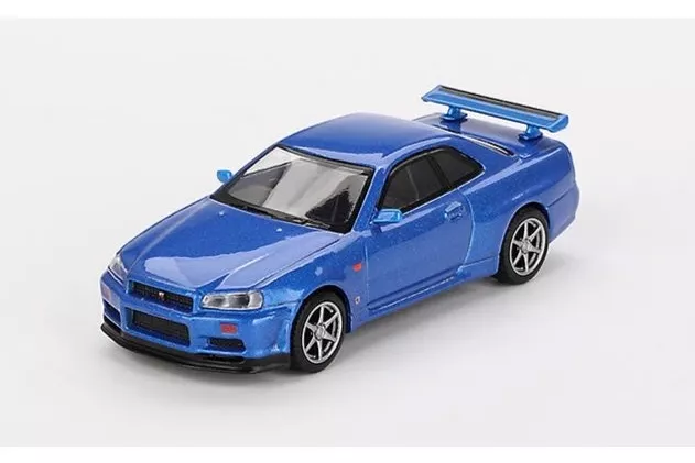 1:64 NISSAN Skyline GT-R R34 V-Spec , light blue - MGT00759
