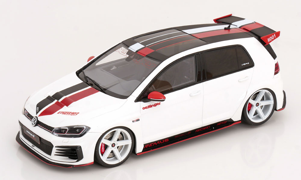 1:18 VOLKSWAGEN Golf 7 GTI Oettinger (2019), white red black - OT1050