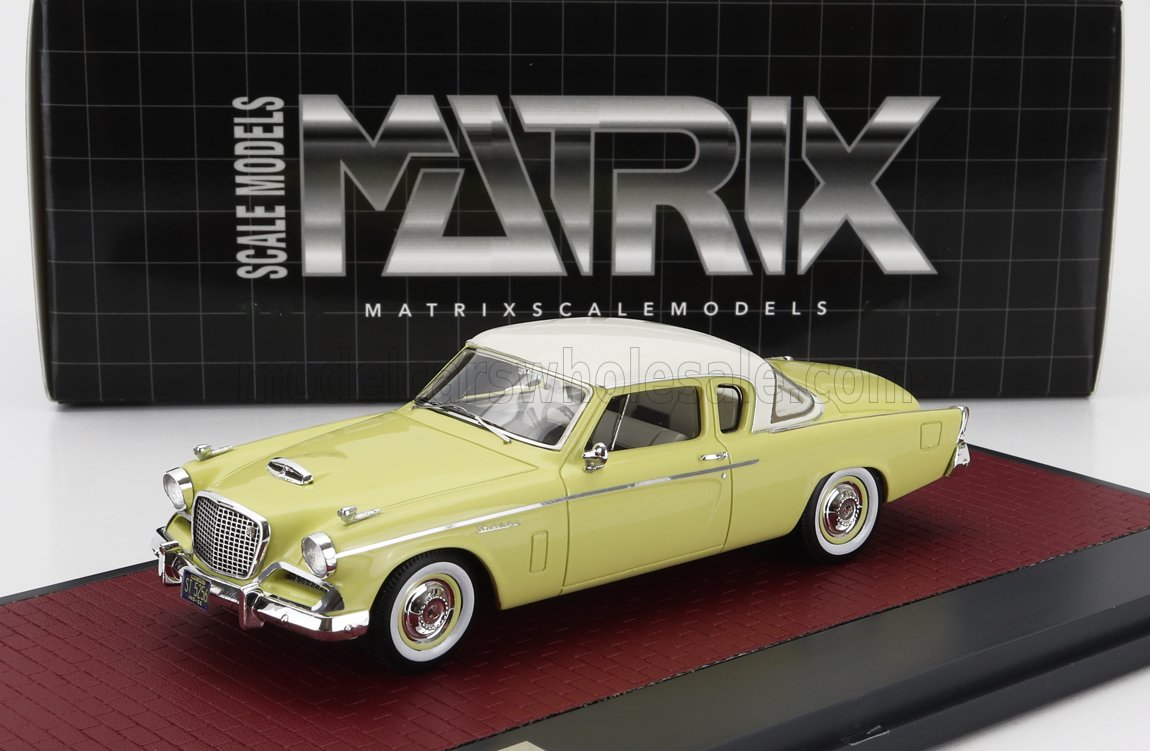 1:43 (Уценка!) STUDEBAKER Power Hawk (1956), Yellow White - MX21805-012-Z1