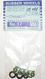 1:72 Колеса резиновые Советский истребитель-бомбардировщик Су-17 - 7233