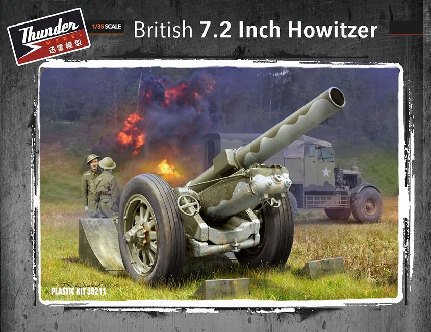 1:35 Сборная модель Британская 7,2' гаубица - TM35211