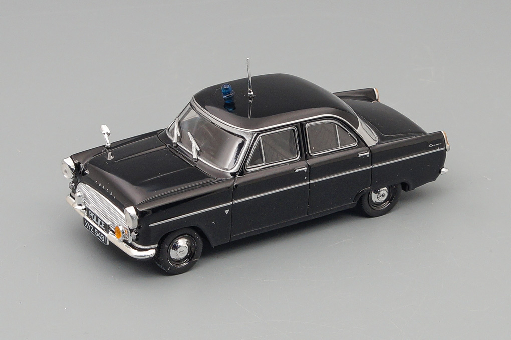 1:43 FORD Consul II, Полицейские Машины Мира 19, black - PCW019-X1