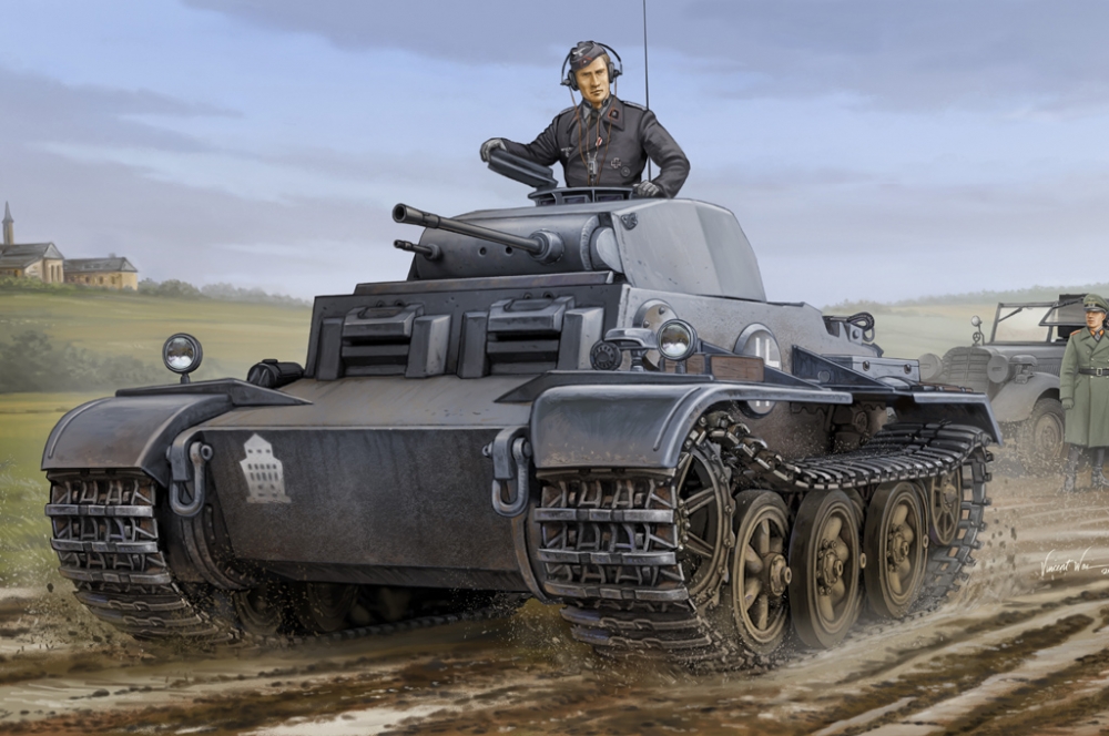 1:35 Сборная модель Танк German Pzkpfw.II Ausf.J (VK1601) - 83803
