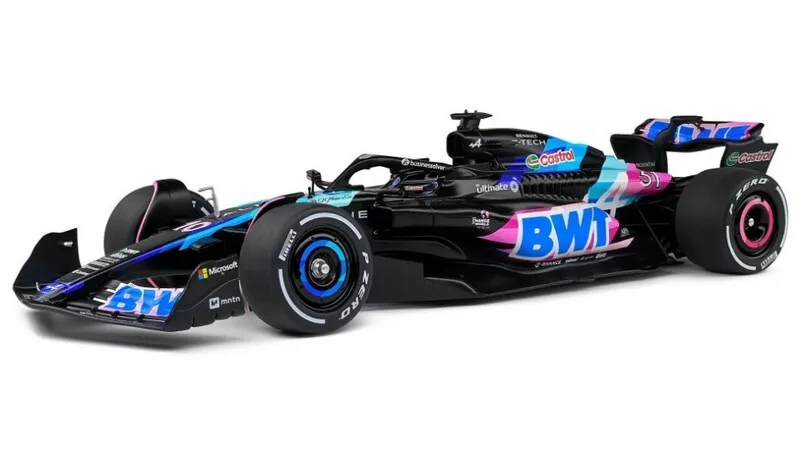 1:18 ALPINE F1 A524 Team Bwt Alpine №31 Presentation Season (2024) Esteban Ocon, Black Blue Pink - S1811003