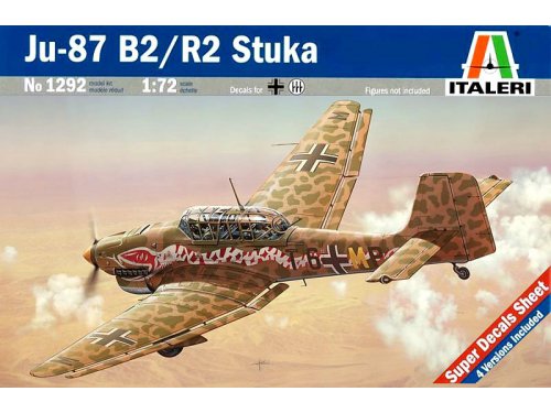 1:72 Сборная модель Самолёт Ju-87 B-2/R-1 Stuka - 1292