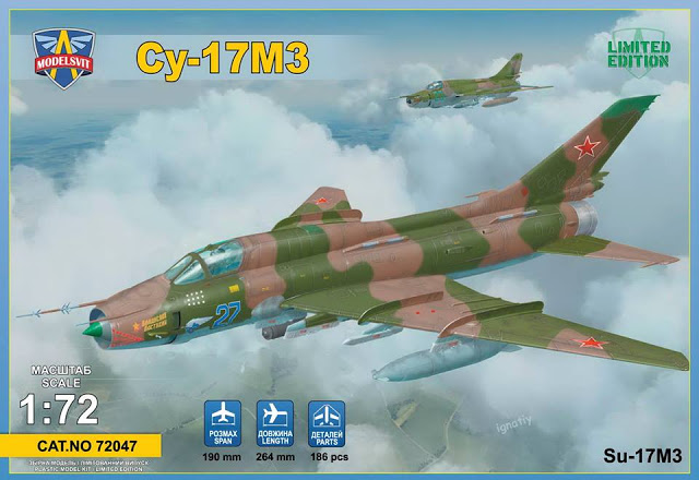1:72 Сборная модель Самолёт Суххой-17М3 - 72047