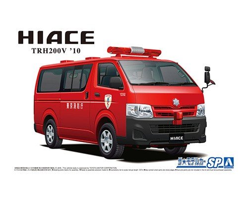 1:24 Сборная модель Toyota HiAce TRH200V 10 - 05816