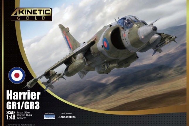 1:48 Сборная модель Истребитель Harrier GR1/GR3 - K48060