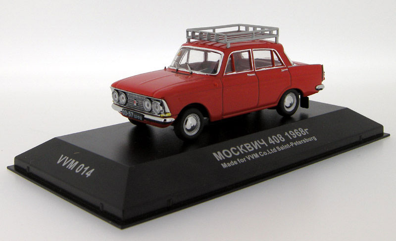 1:43 МОСКВИЧ 408 из к/ф 'Бриллиантовая Рука' (1968), красный - VVM014