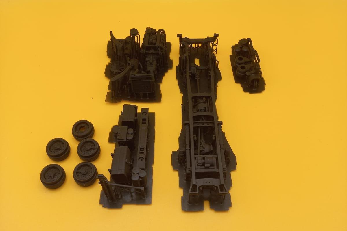 1:43 Рама шасси Камский-43501 (3670/1510) - ККК4350100