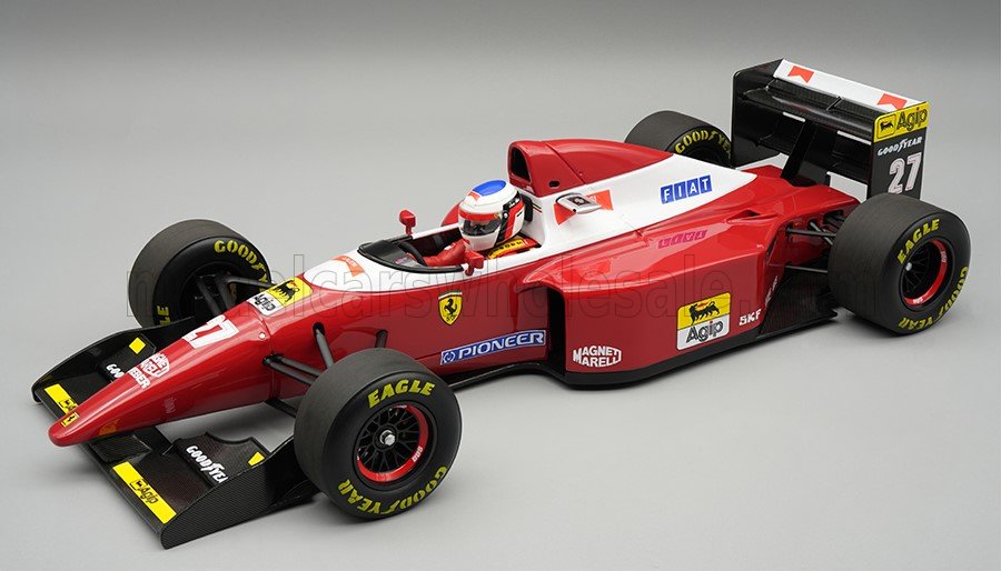 1:18 FERRARI F1 F93A Team Scuderia Ferrari №27 Monaco GP (with pilot figure) 1993 Jean Alesi - TMD18-337A
