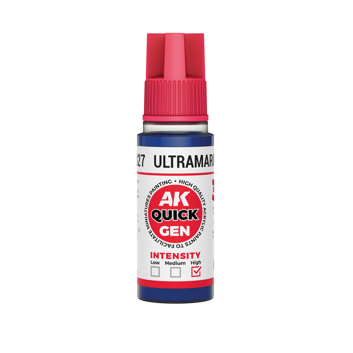 Краска акриловая QUICK GEN - Ультрамариновый синий / ULTRAMARINE BLUE, 18мл - AK17027