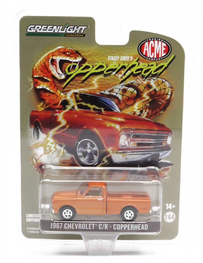 1:64 CHEVROLET STACEY DAVID'S C/K PICK-UP (1967), COPPER MET - 51492