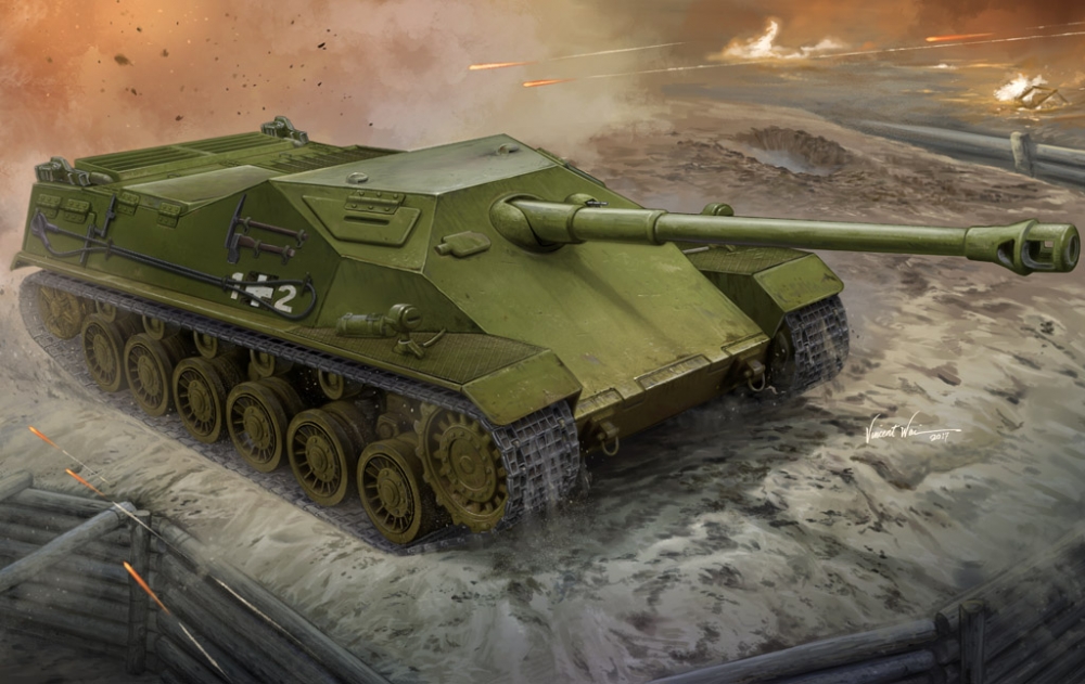 1:35 Сборная модель Танк 44M TAS ROHAMLOVEG - 83898