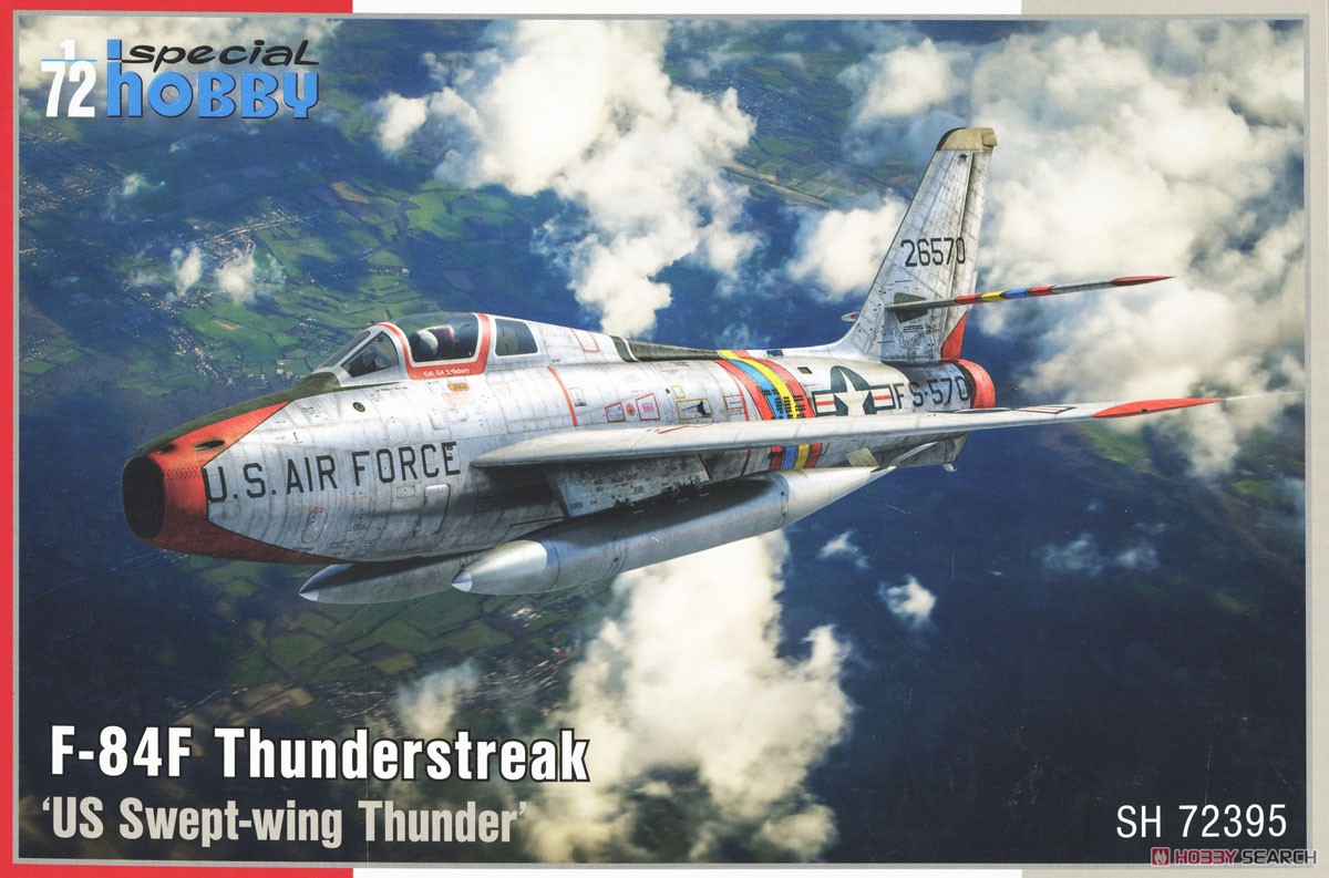 1:72 Сборная модель F-84F Thunderstreak 'US Swept-Wing Thunder' - SH72395
