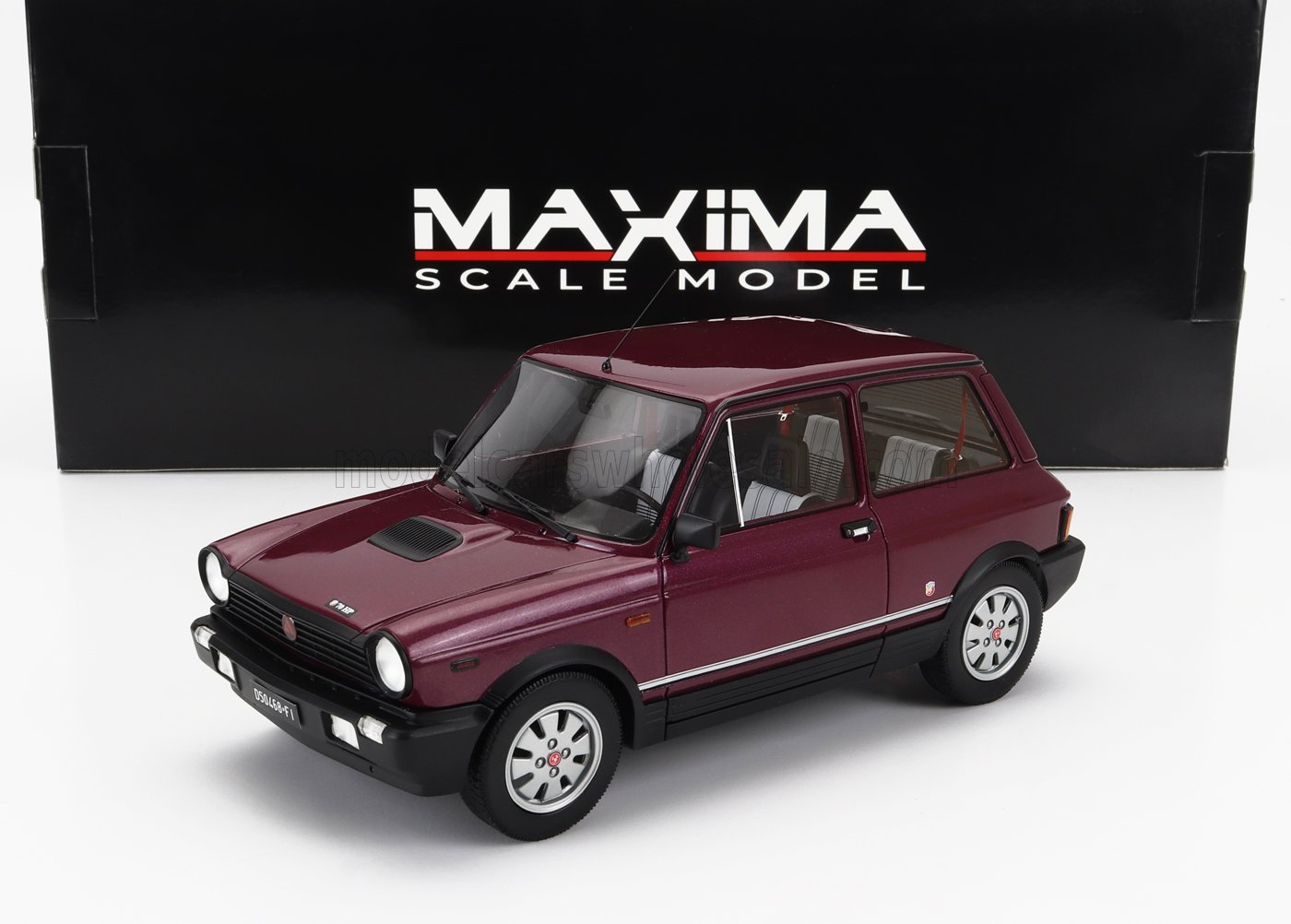 1:18 AUTOBIANCHI A112 Abarth Vii-series (1984), Red Ardenza Met - MAX007001