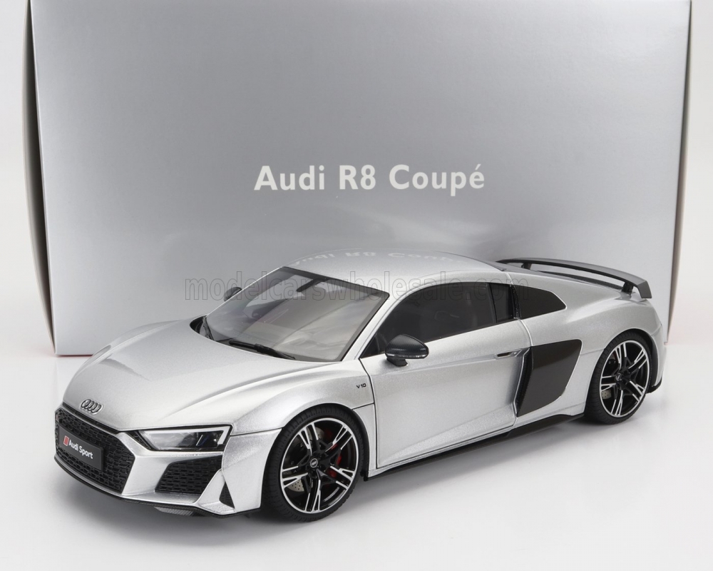 1:18 AUDI R8 Coupe Performance 2019, Silver - VAKF-0354