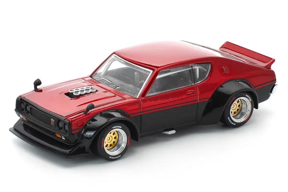 1:64 NISSAN Skyline GT-R Drift *KENMERI*, red/black - PR640266