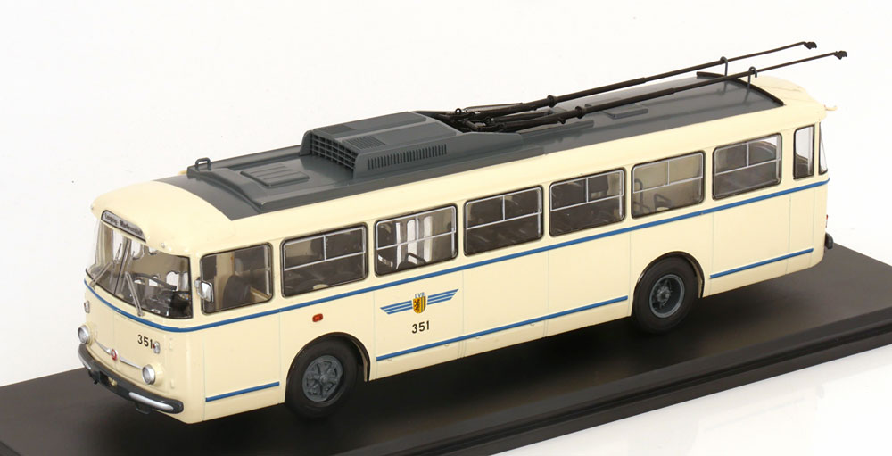 1:43 SKODA 9TR Leipziger Verkehrsbetriebe, creme blue - 47170