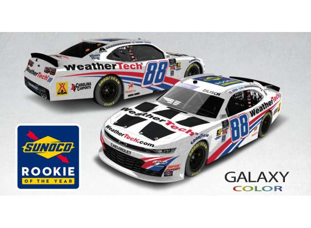 1:24 CHEVROLET #1 Connor Zilisch *. 88 WeatherTech*, white/red/blue 2025 - N882523WRTZIROTY
