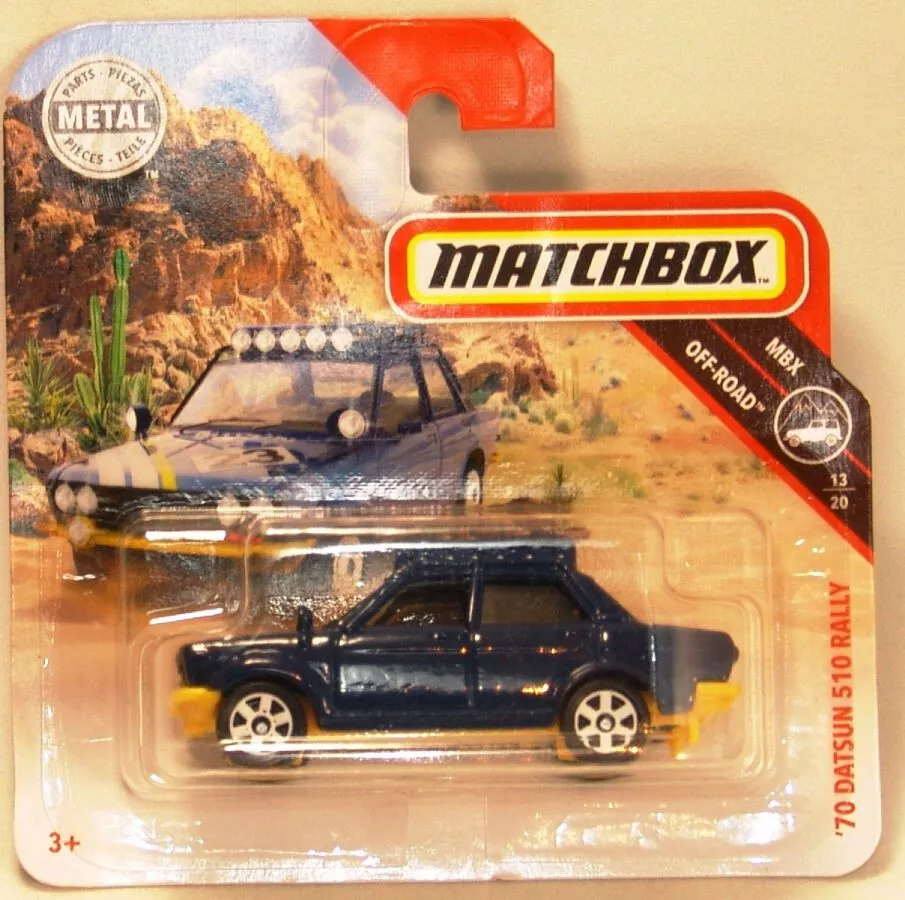 1:64 DATSUN 510 Rally (1970), dark blue - GCF43