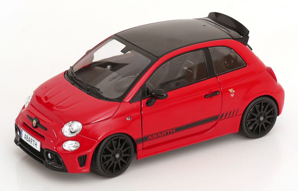 1:18 FIAT F595 Nuova Abarth (2023), red black - S1811304