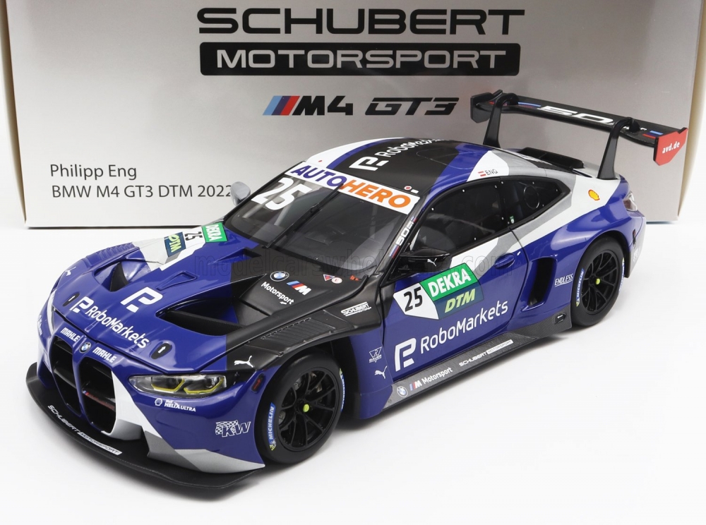 1:18 BMW 4-series M4 Gt3 Team Schubert Motorsport №25 Dtm Season (2022) P.Eng, Blue Black - 113222025