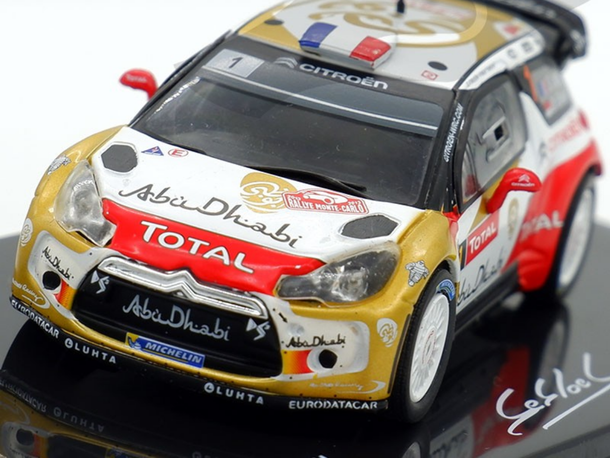 1:43 CITROEN DS3 WRC - Rallye de Monte-Carlo 2013 - Sébastien Loeb - M2720-05