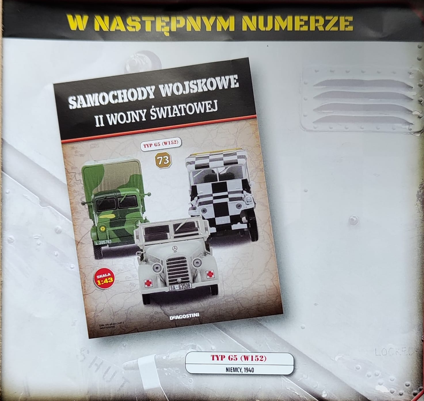 1:43 Typ G5 (W152) из серии Samochody Wojskowe Ii Wojny Światowej 73 - SW073