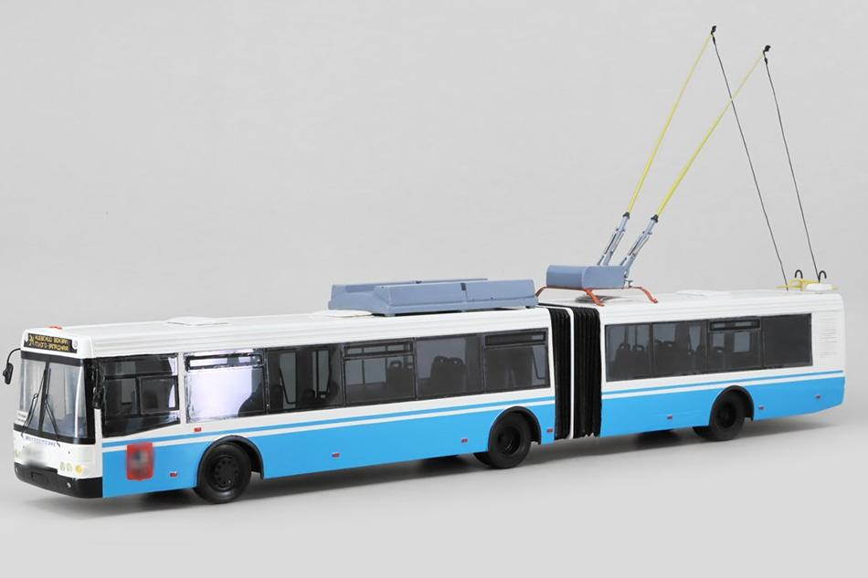 1:43 МТРЗ 6232 Троллейбус (2011), синий /белый - X254-V9-22.1