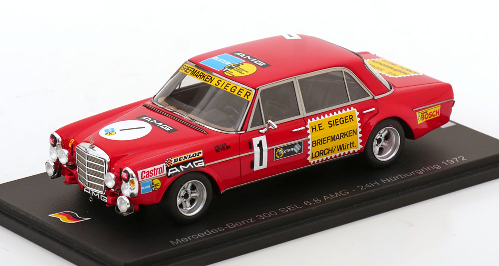 1:43 MERCEDES-BENZ 300 SEL 6.8 AMG №1 24h Nuerburgring, Heyer/Betzler (1972) - SG940