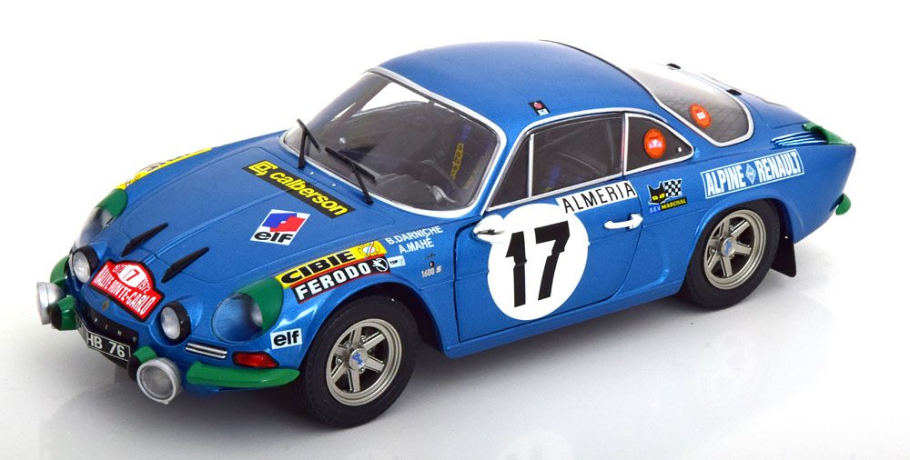 1:18 RENAULT Alpine A110 1600S №17  Rally Monte Carlo, Darnice/Mahe (1972) - S1804206