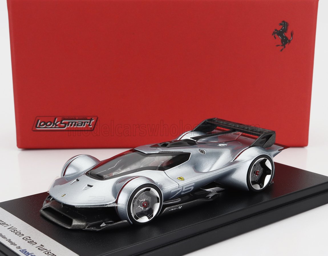 1:43 FERRARI Vision Gran Turismo Launch Version (2024), Light Blue Met Red - LS546A