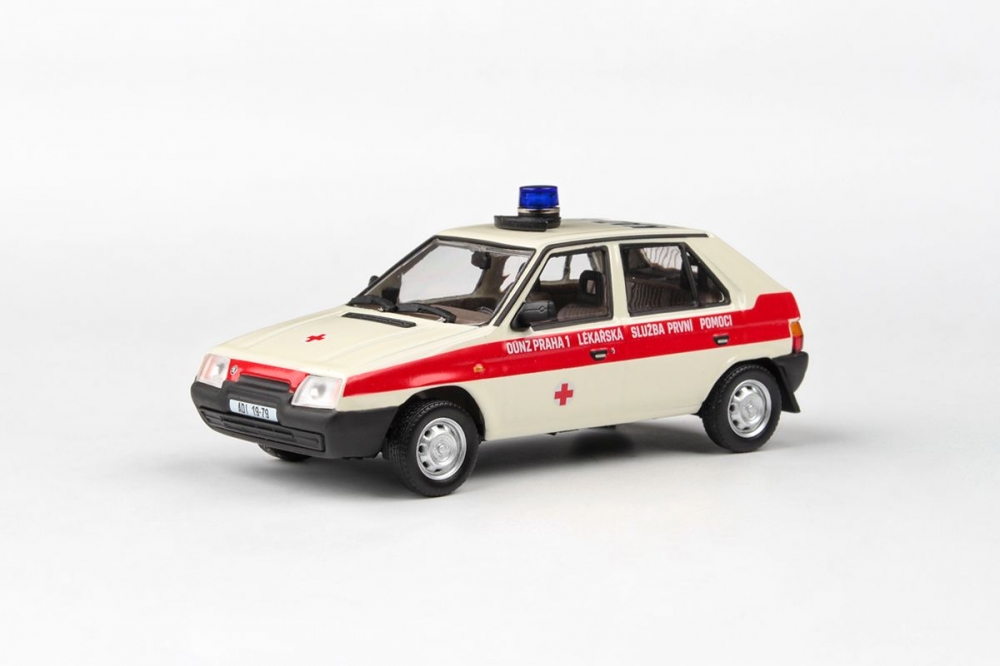 1:43 SKODA Favorit 136L OÚNZ Praha 1 1988 - 708XO2