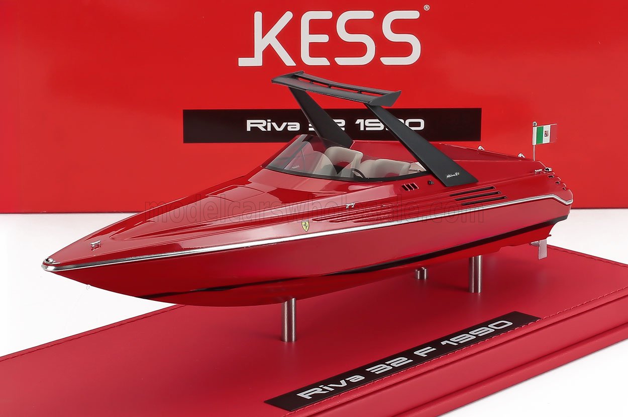 1:43 Моторная лодка RIVA 32 Ferrari 2x V8 двигатель - 780cv - (24cm) (1990), красный - KE43065000
