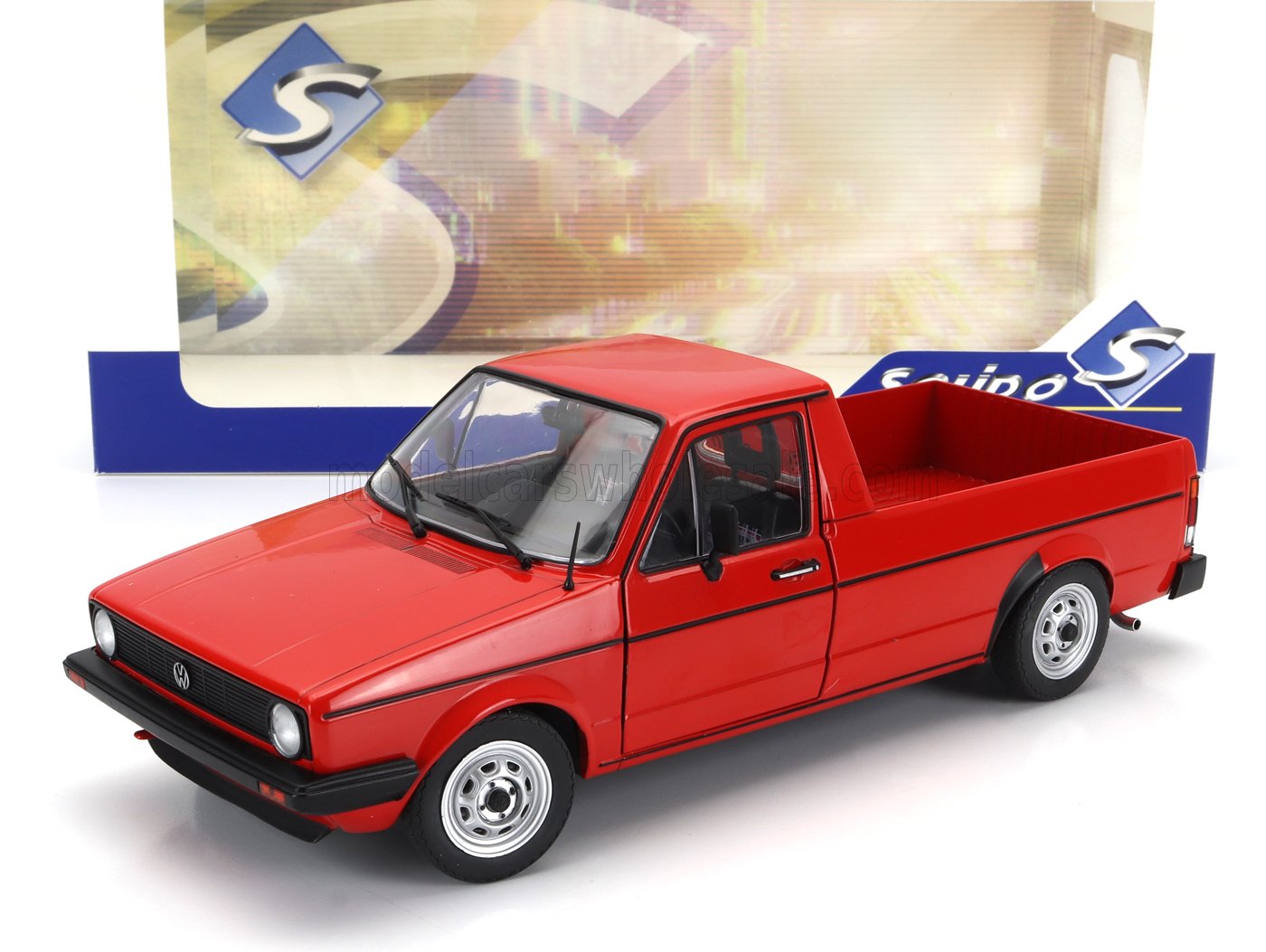 1:18 VOLKSWAGEN Caddy Mki 1982, Red - S1803511